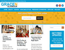 Tablet Screenshot of gracenglamour.com